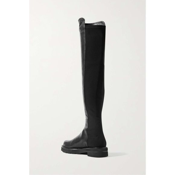 STUART WEITZMAN 5050 Lift leather and stretch over-the-knee boots - Picture 5 of 9